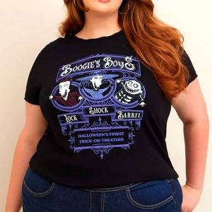 ♥️NWT VINTAGE TORRID NIGHTMARE BEFORE CHRISTMAS BOOGIE BOYS HALLOWEEN TEE 3X